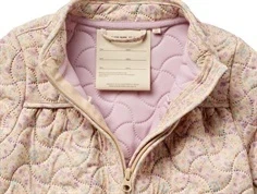 Wheat Thilde termojakke pansies med blomster